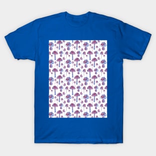 Enchanted Mushroom Pattern T-Shirt